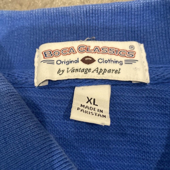 Vintage Florida‎ Gators Boca Classics Vantage Apparel Polo Blue Shirt Men's XL - Picture 2 of 7